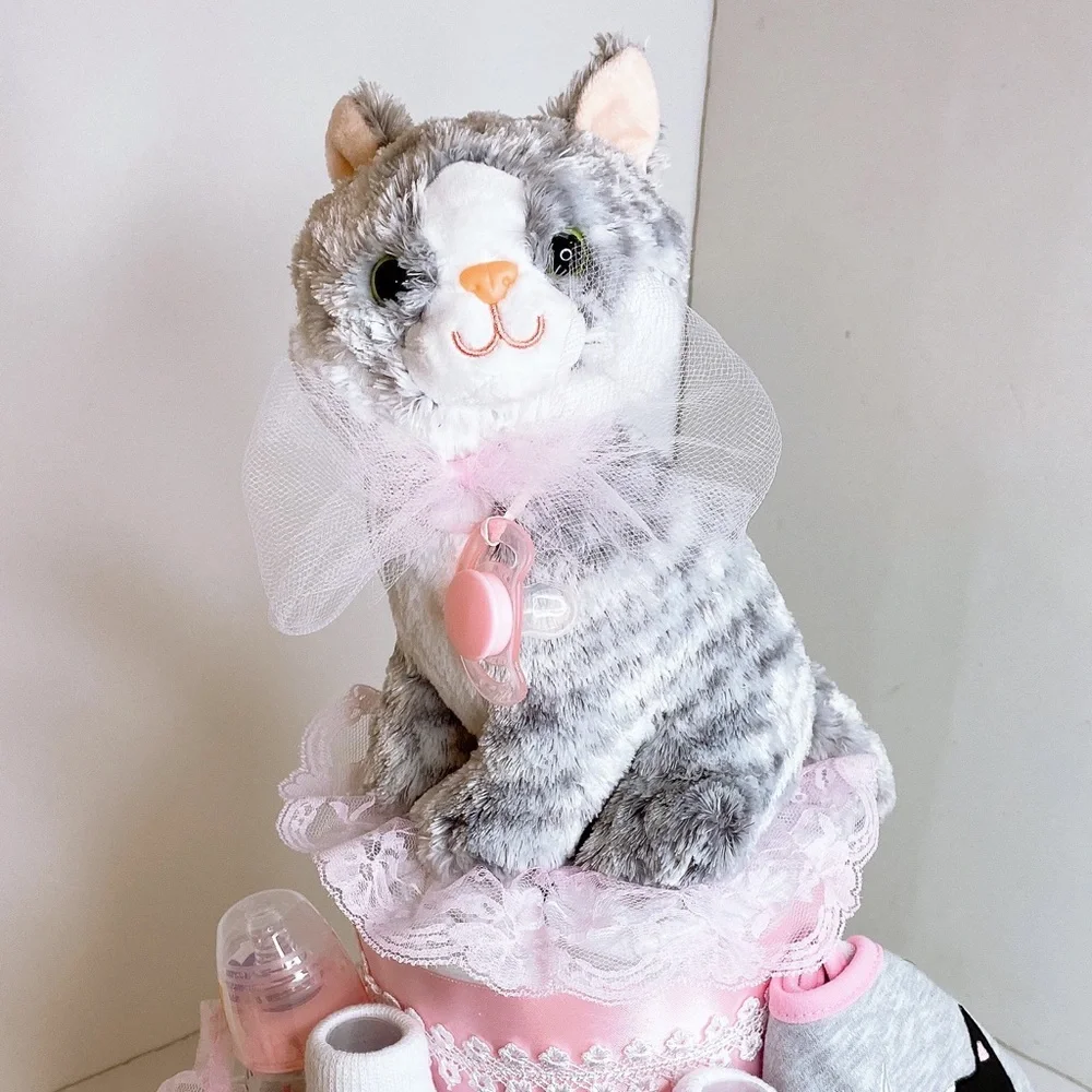 Kitten Diaper Cake